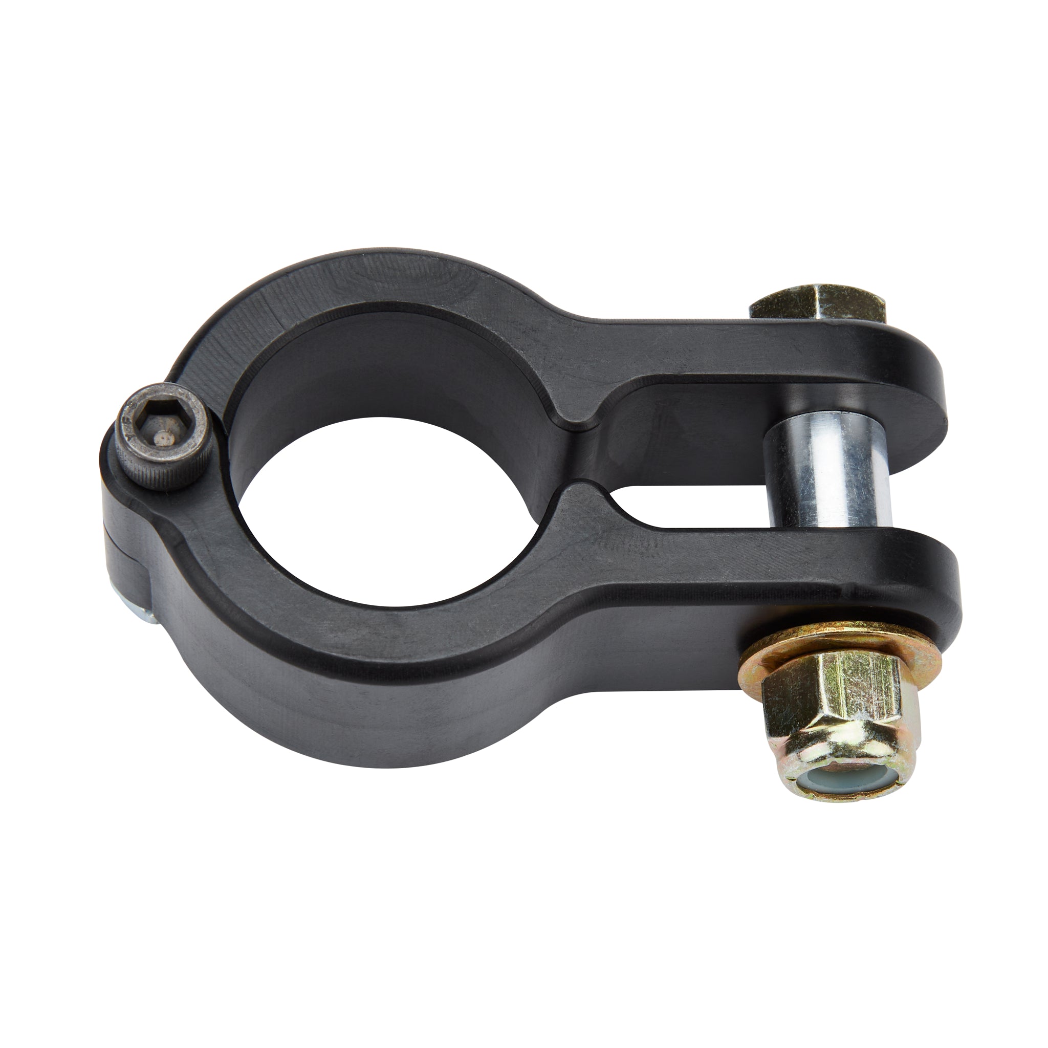 Allstar Performance Frame Mount Panhard Bar Bracket - Clamp-On - Black - 1-1/4 in Tubing