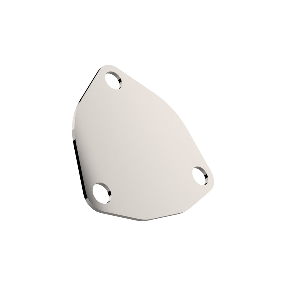 Quick Time Exhaust Cut-Out Cap - Bolt-On - Steel - Zinc Plated