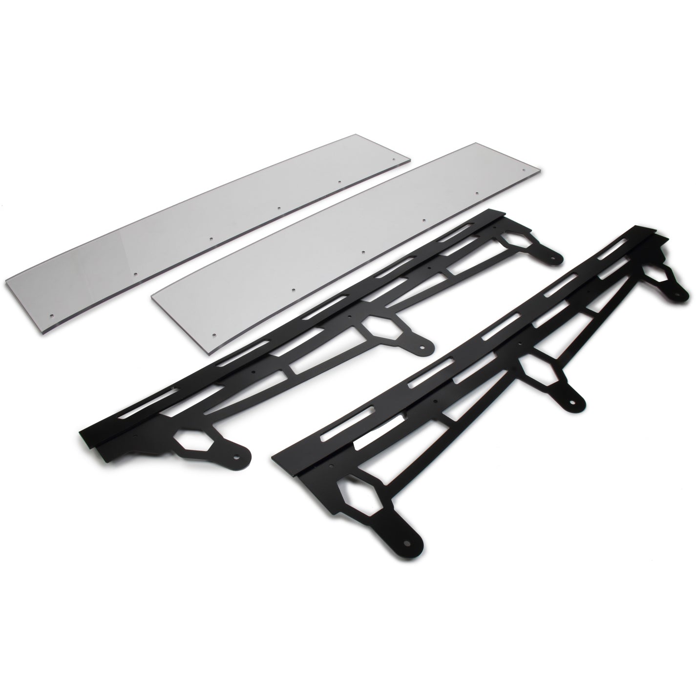 Five Star ABC Spoiler - 60" x 5" - 70 - Black Aluminum Brackets