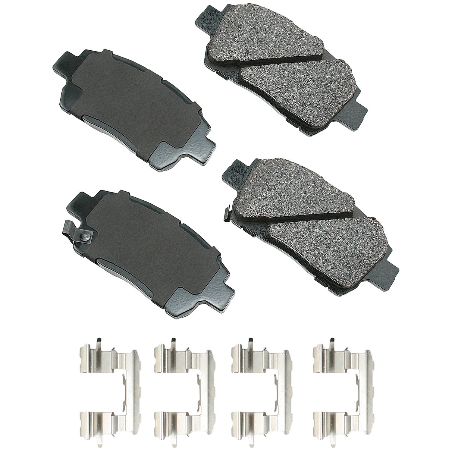 Akebono Brakes ProACT Front Brake Pads - Scion X 2004-06/Toyota Celica 2000 (Set of 4)