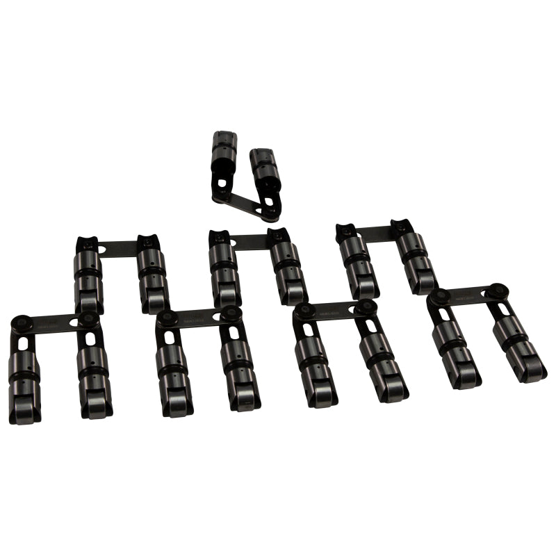 Comp Cams Sportsman Mechanical Link Bar Roller Lifter - 0.842 in OD - 0.160 in Offset - Small Block Chevy - Set of 16 96894B-16