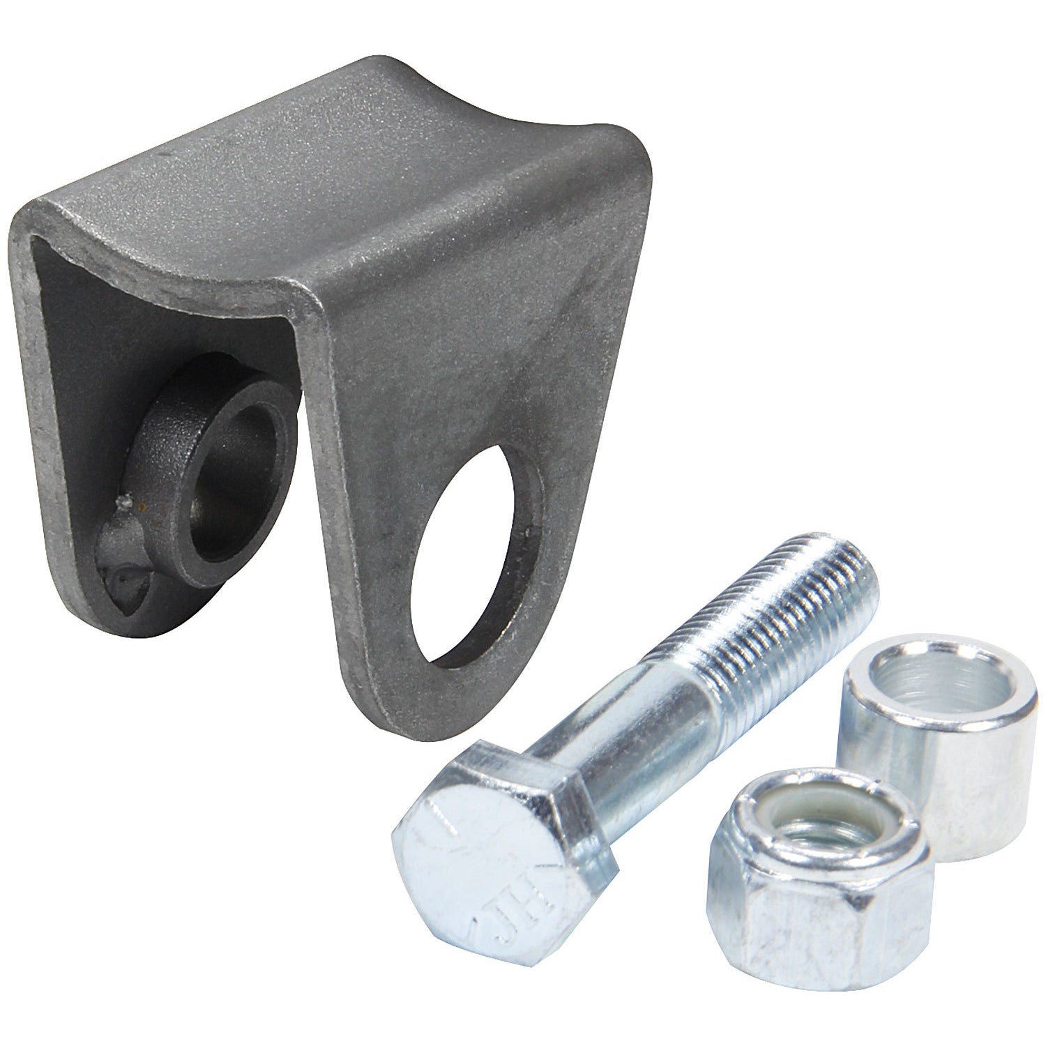Allstar Performance Coil-Over Bracket w/ Grade 5 Bolt, Lock Nut & Spacer - Narrow Radius Mount Style (10 Pack)