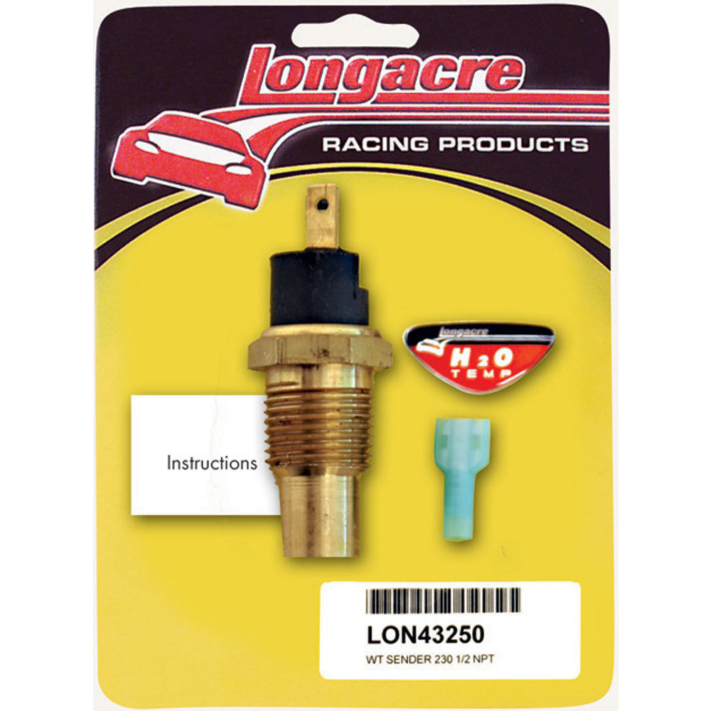 Longacre 230 Water Temp 1/2" NPT Sender