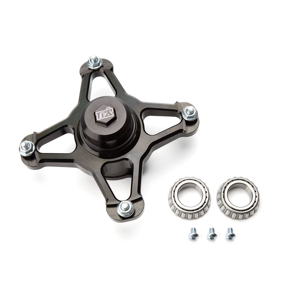 Ti22 Front Direct Mount Hub - Driver Side - REM Bearings - Black