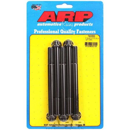 ARP Bolt - 5.000" Long - 7/16" 12 Point Head - Chromoly - Black Oxide - Universal - (Set of 5)