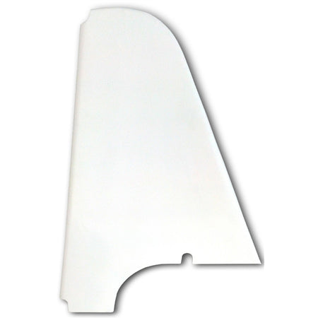 Triple X Wedge Style Arm Guard - Driver Side - Flat - White - AUS-TAF Sprint Car