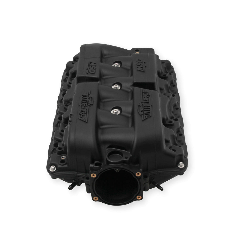 MSD Atomic AirForce Throttle Body Flange Multi Port Intake Manifold - Black - LS7 - GM LS-Series 27013