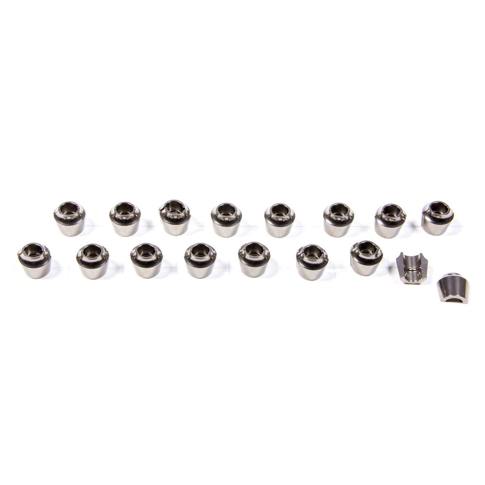 Del West Super 7 Titanium "Shoulder" Valve Locks - 5/16", Standard Installed Height, Radius Style - (Set of 16)