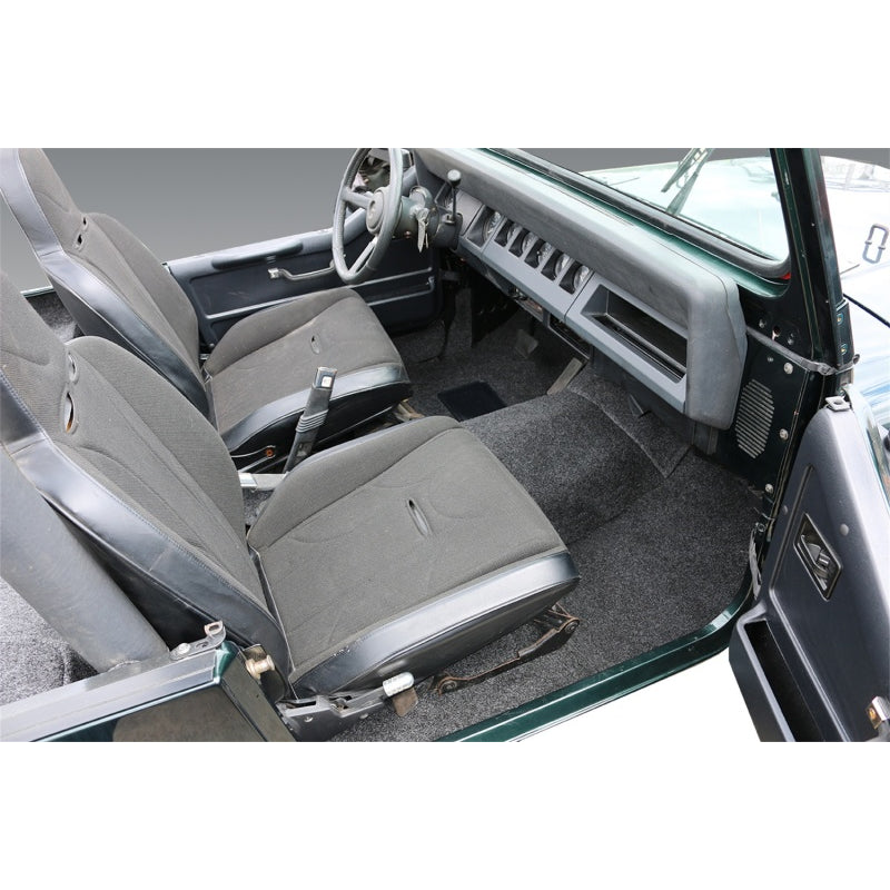Bedrug BedRug Bed Mat - Black - Cargo - Jeep Wrangler YJ 1987-95