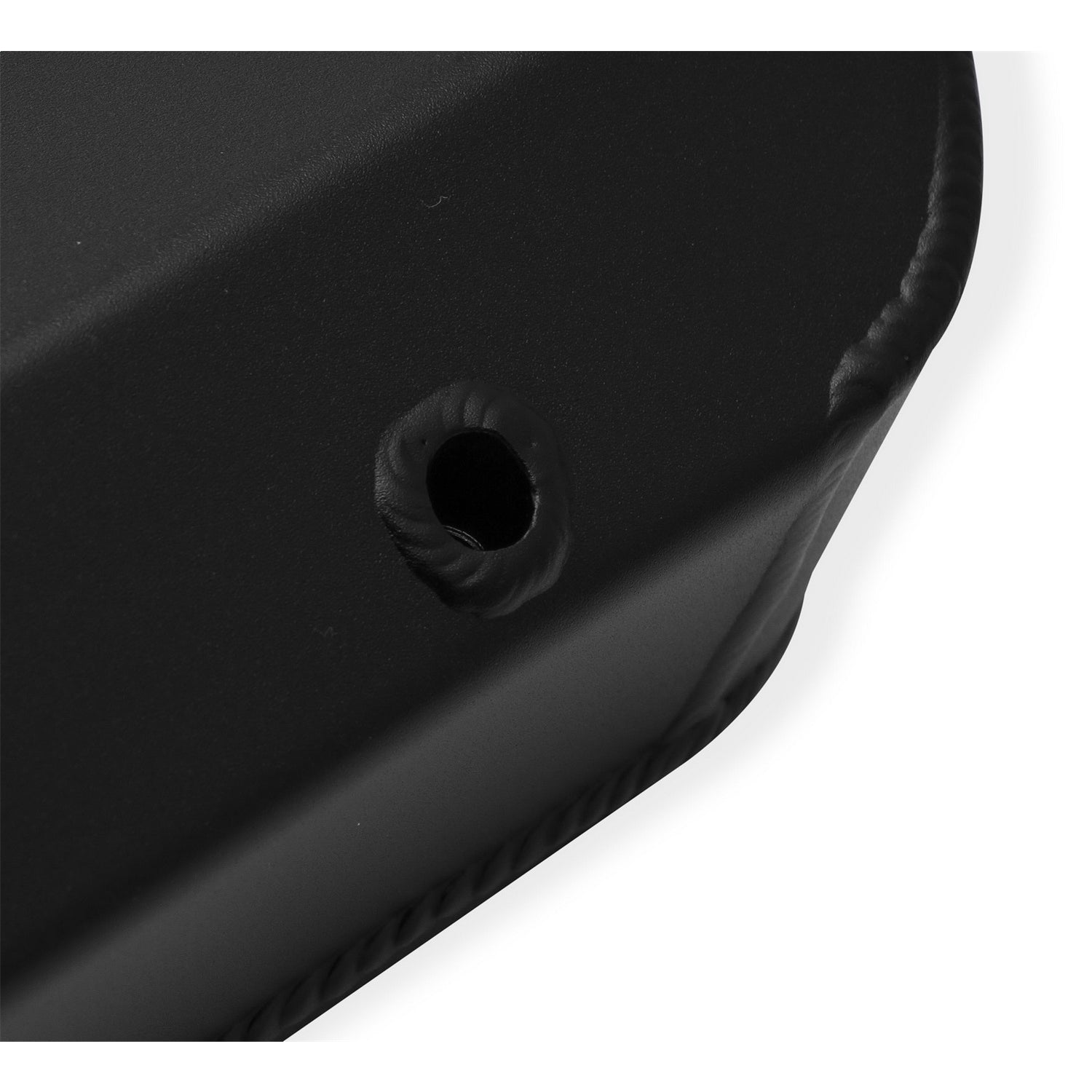 Holley Sniper Sniper Tall Valve Cover - Sniper Logo - Fabricated - Black - Small Block Ford - Pair