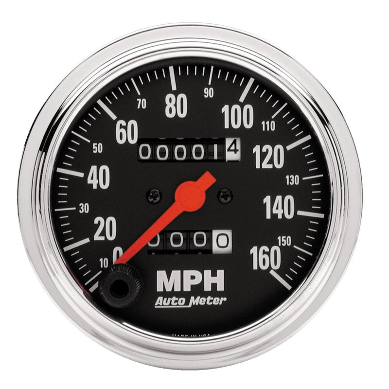 Auto Meter Traditional Chrome - Mechanical Speedometer - 3-3/8 in.