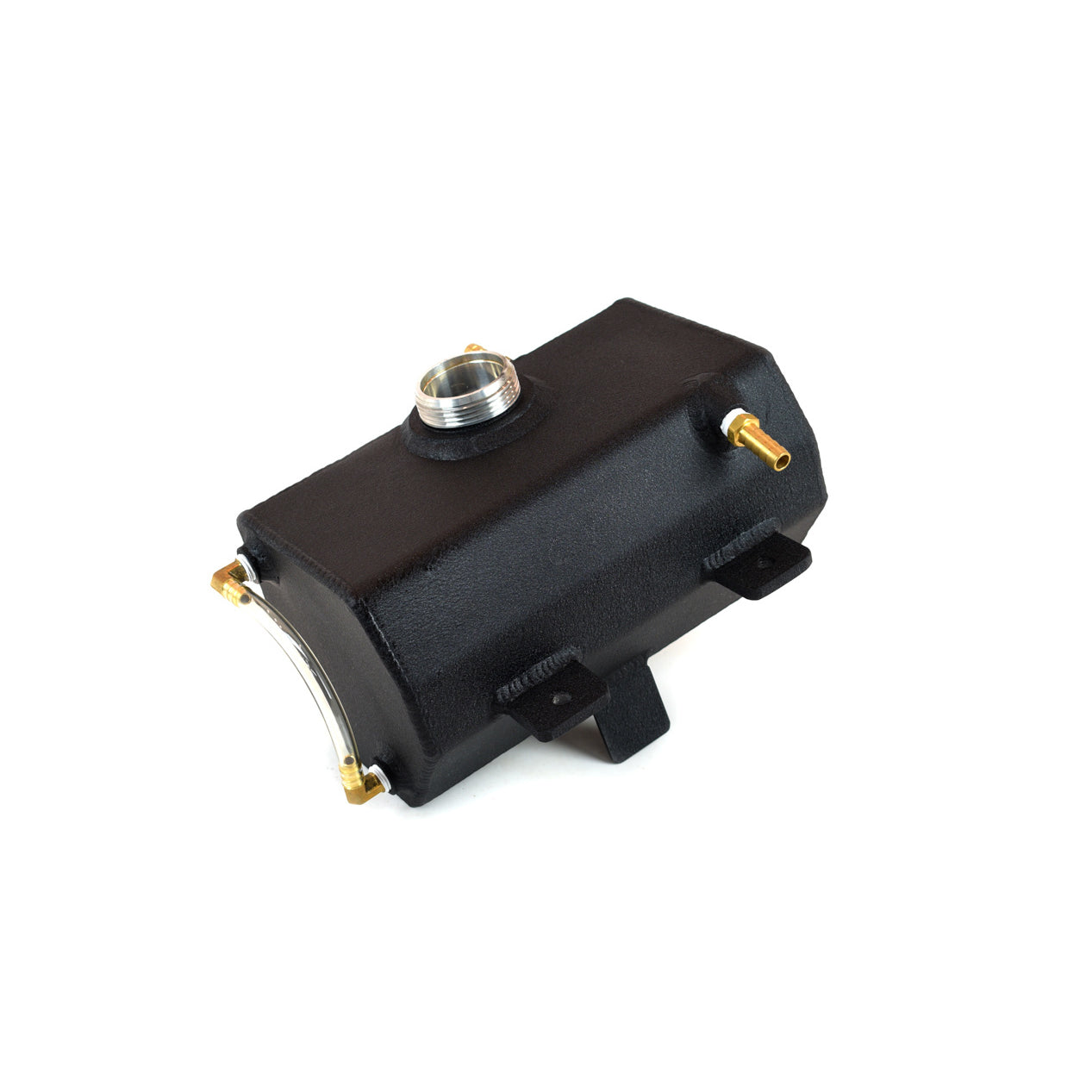 Canton Coolant Expansion Tank - Stock Style Cap - 3/8 in Hose Barb Inlet - Black - Ford Mustang 2015-20