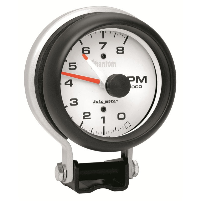 Auto Meter Phantom 3-3/4" Tachometer - 8,000 RPM