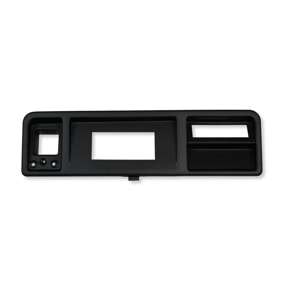 Holley EFI 6.86 in Dash Bezel - Black - With Vents - Ford Fullsize Truck 1973-79