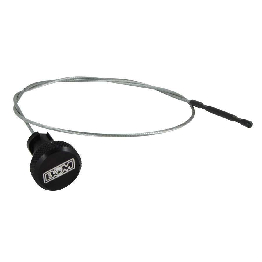 B&M Locking Transmission Dipstick 33.8" Long Aluminum/Steel Black Anodize/Natural - NAG-1
