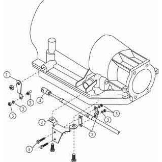 Winters Arms/Brackets/Hardware Shifter Installation Kit Steel TH400 Winters Maverick Sidewinder Shifters - Kit