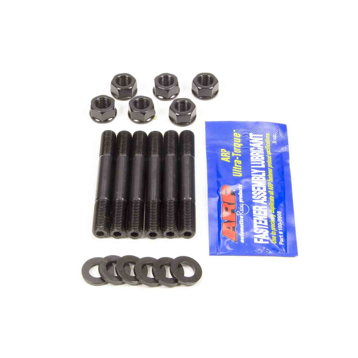 ARP Main Stud Kit - Hex Nuts - 2-Bolt Mains - Chromoly - Black Oxide - BMC 4-Cylinder 206-5401