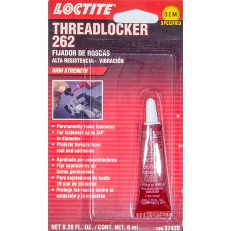 Loctite Red 262 Thread Locker 6 ml Tube