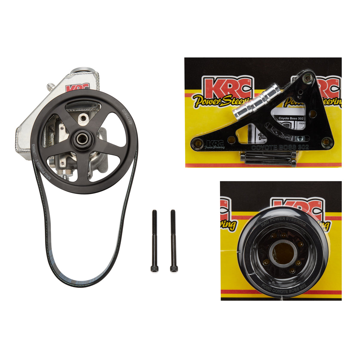KRC Elite Series Power Steering Pump - 2.4 GPM - GM Type II - Ford Coyote