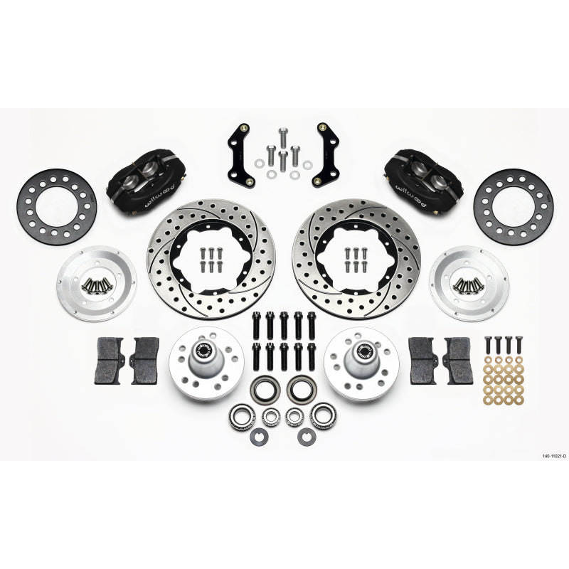 Wilwood Forged Dynalite Pro Series Front Brake Kit - Black Anodized Caliper