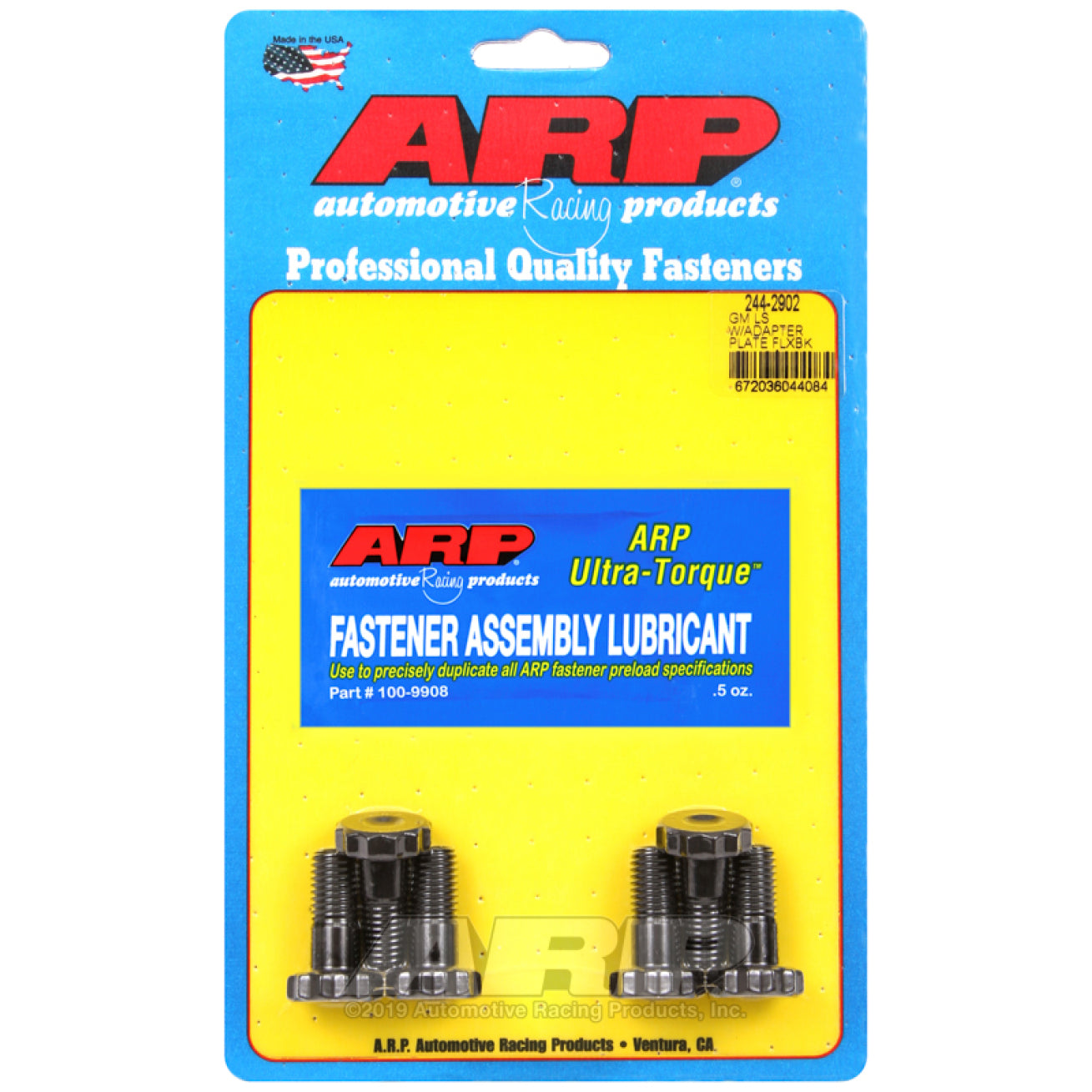ARP Pro Series Flexplate Bolt Kit 11 mm x 1.50 Thread 1.075" Long 12 Point Head - Chromoly
