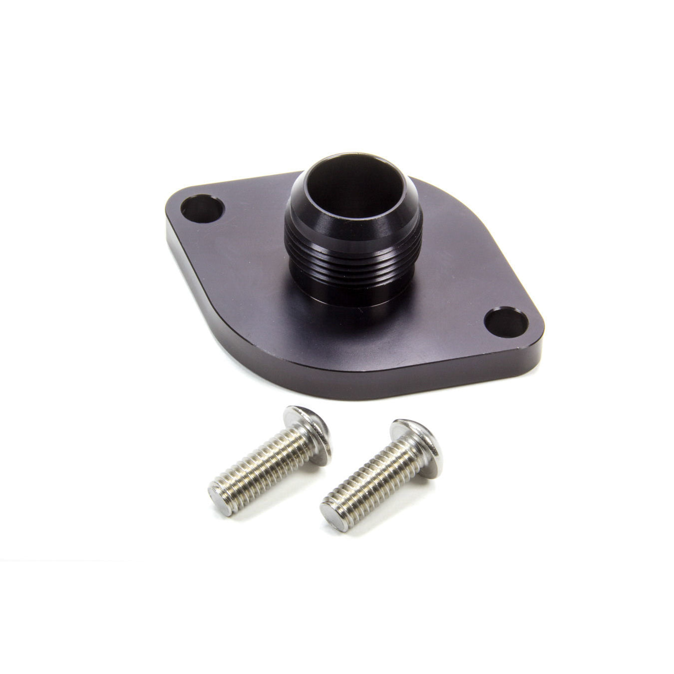 Meziere -16 AN Male Water Neck w/ O-Ring - Black