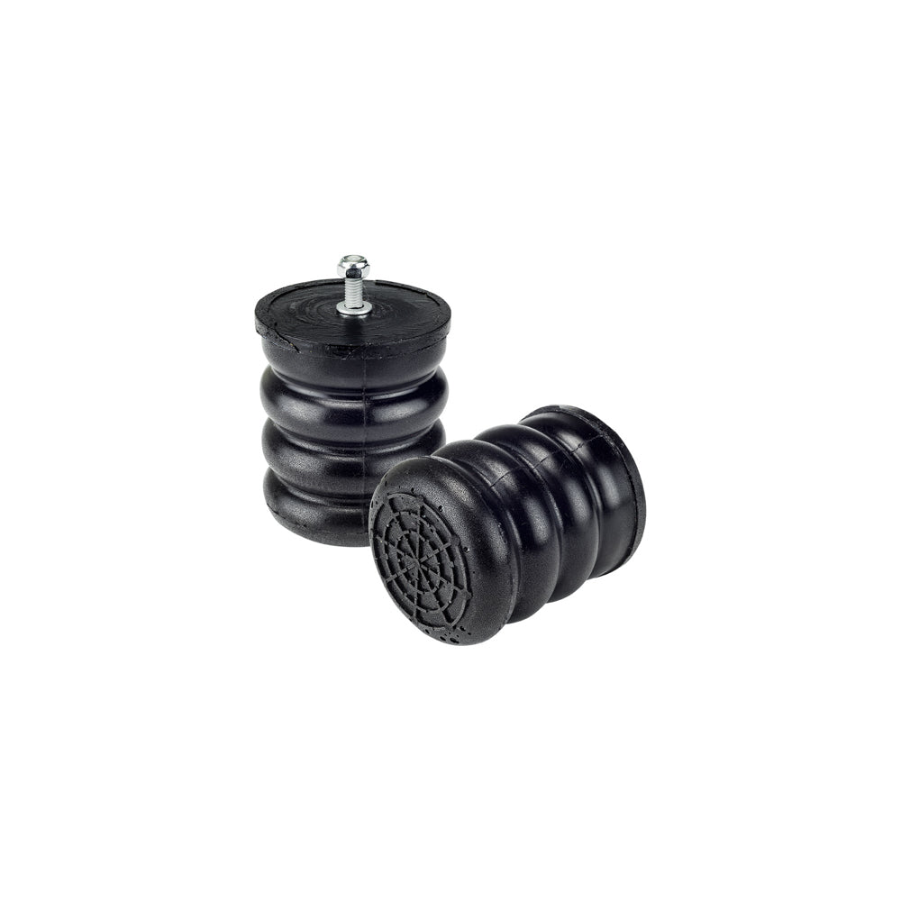 SuperSprings Bump Stop - Front - Polyurethane - Black - 1000 lb Capacity - (Pair)