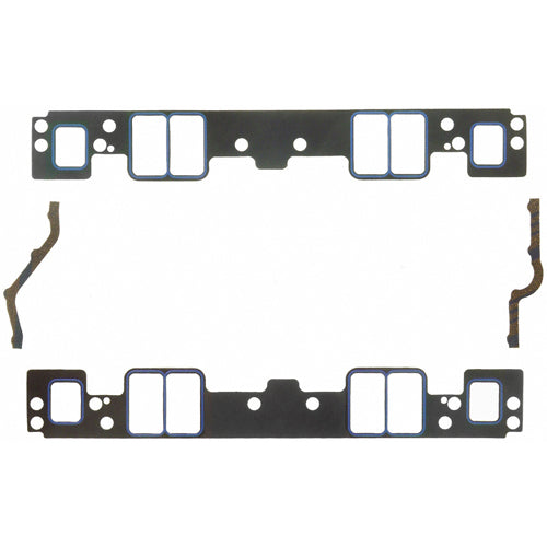 Fel-Pro Printoseal Performance Intake Manifold Gaskets - Composite - 2.314" x 1.30" Port - .060" Thick - SB Chevy