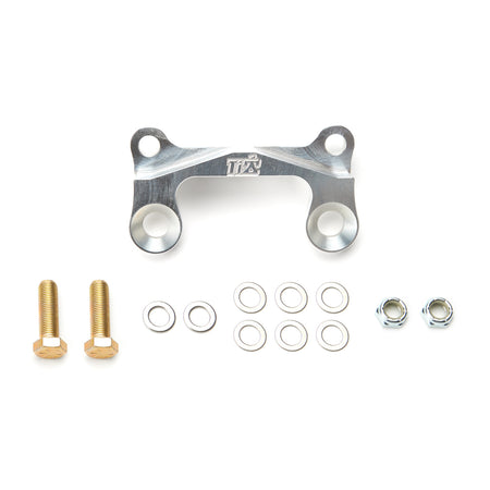 Ti22 Heavy-Duty Front Bolt-On Brake Caliper Bracket - 10 in Rotor - Clear - 3-1/4 in Lug Mount Calipers