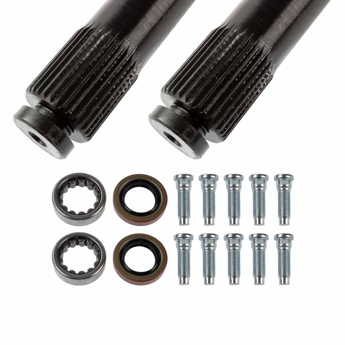 TEN Factory 30-5/8" Long Axle Shaft 31 Spline Carrier 5 x 4.50" Bolt Pattern C-Clip - Steel