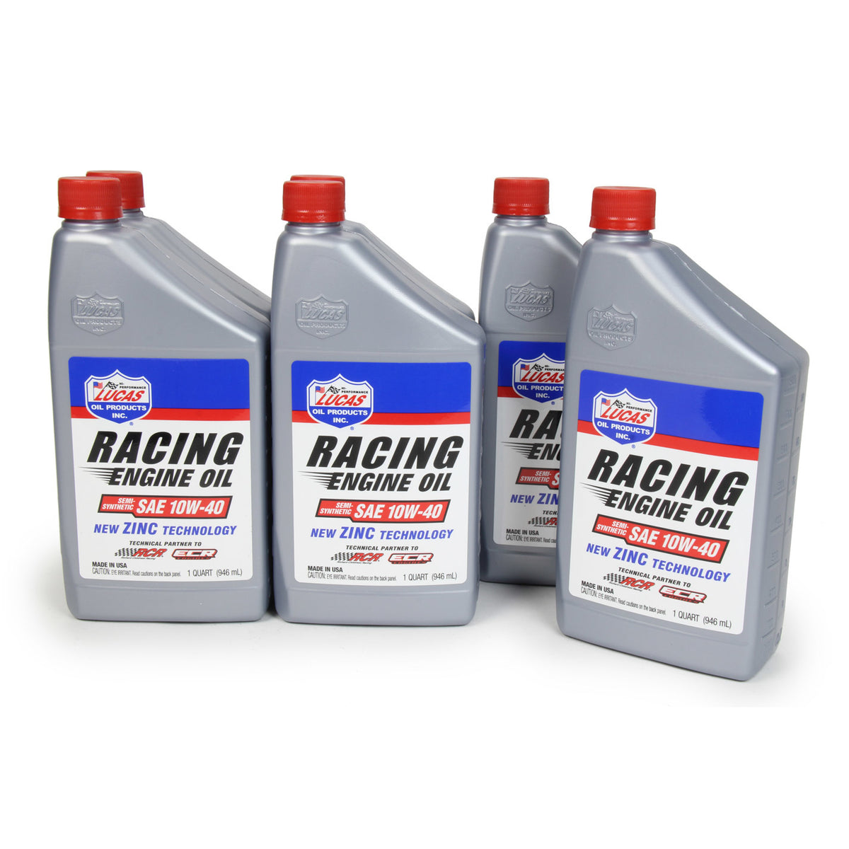 Lucas 10w40 Semi Synthetic Racing Oil Case 6x1 Quart