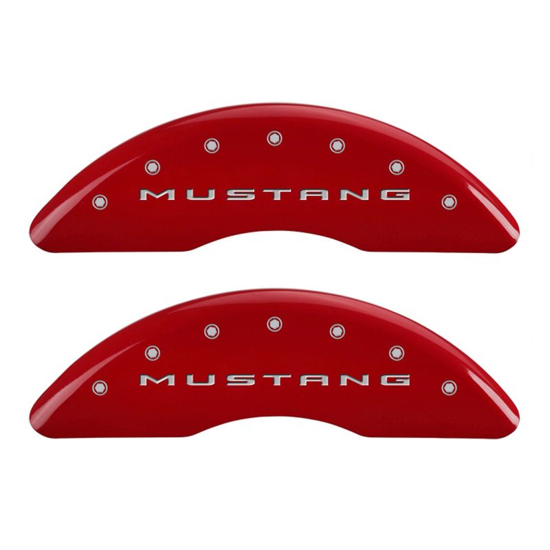 MGP Caliper Covers Brake Caliper Cover - Mustang Script Front Logo