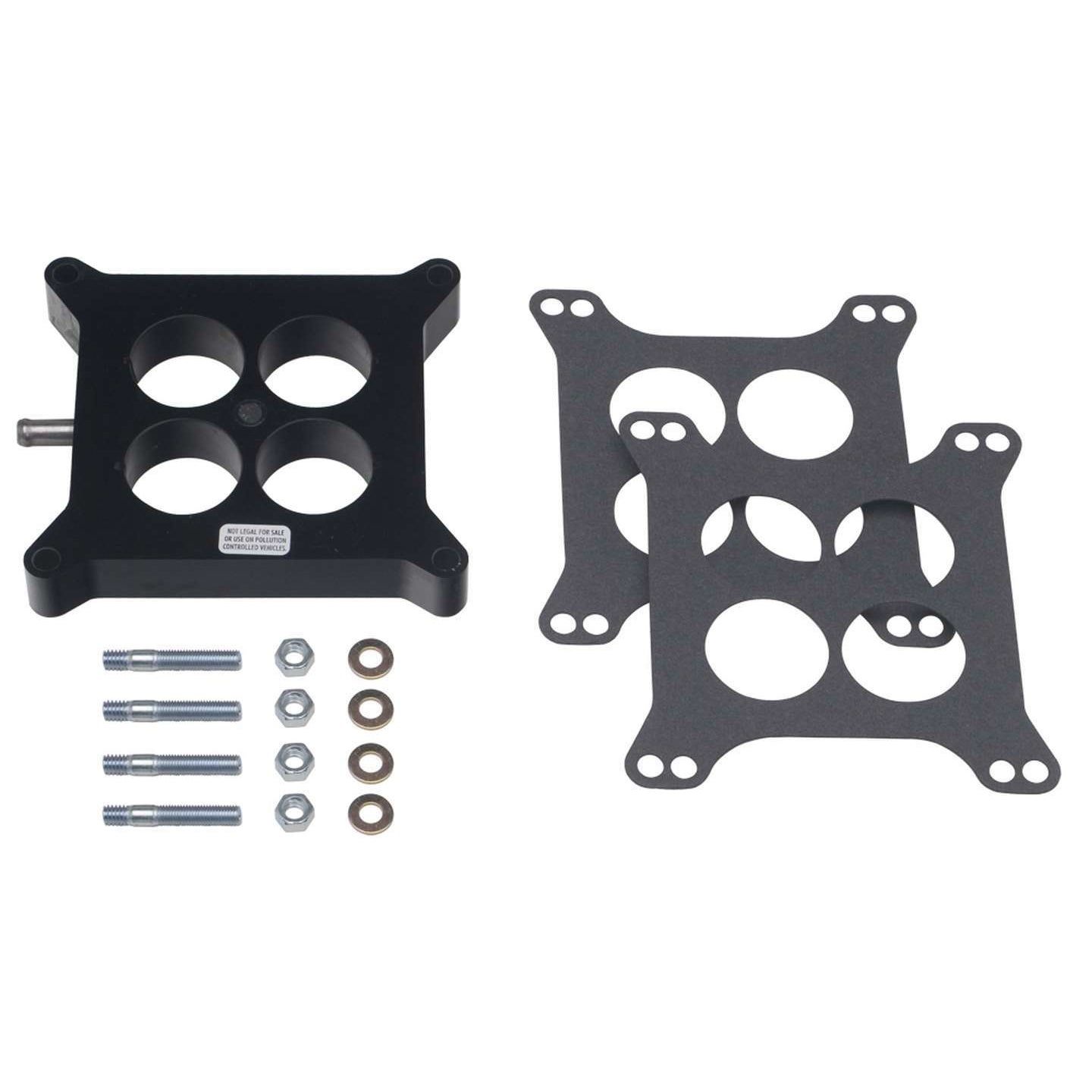 Trans-Dapt Carburetor Spacer - 1 in Thick - 4 Hole - Holley 4-Barrel