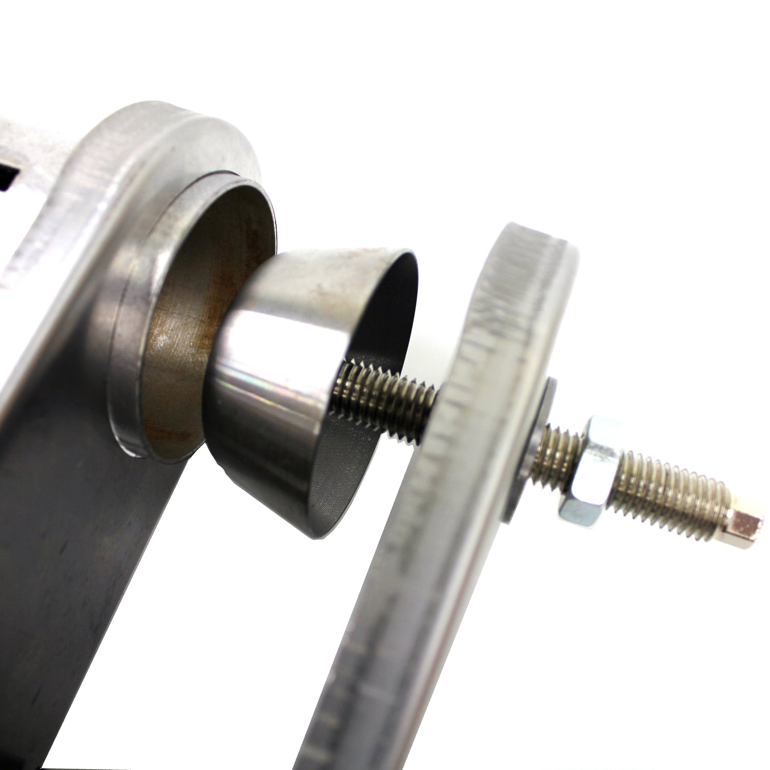 BBK Performance VariTune Muffler 2-1/2" Offset Inlet/Outlet 18 x 10 x 5" Oval Body 22" Long - Stainless