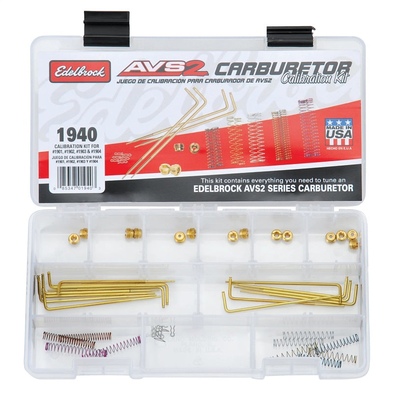 Edelbrock Carburetor Calibration Kit - Edelbrock Performer Carburetors