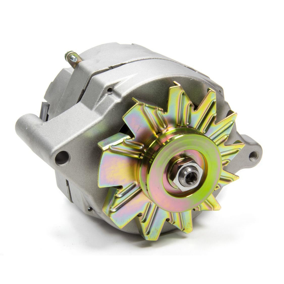 Tuff Stuff Alternator - 140 AMP - 1-Wire - Smooth Back - Ford - V-Groove Pulley - Internal Regulator