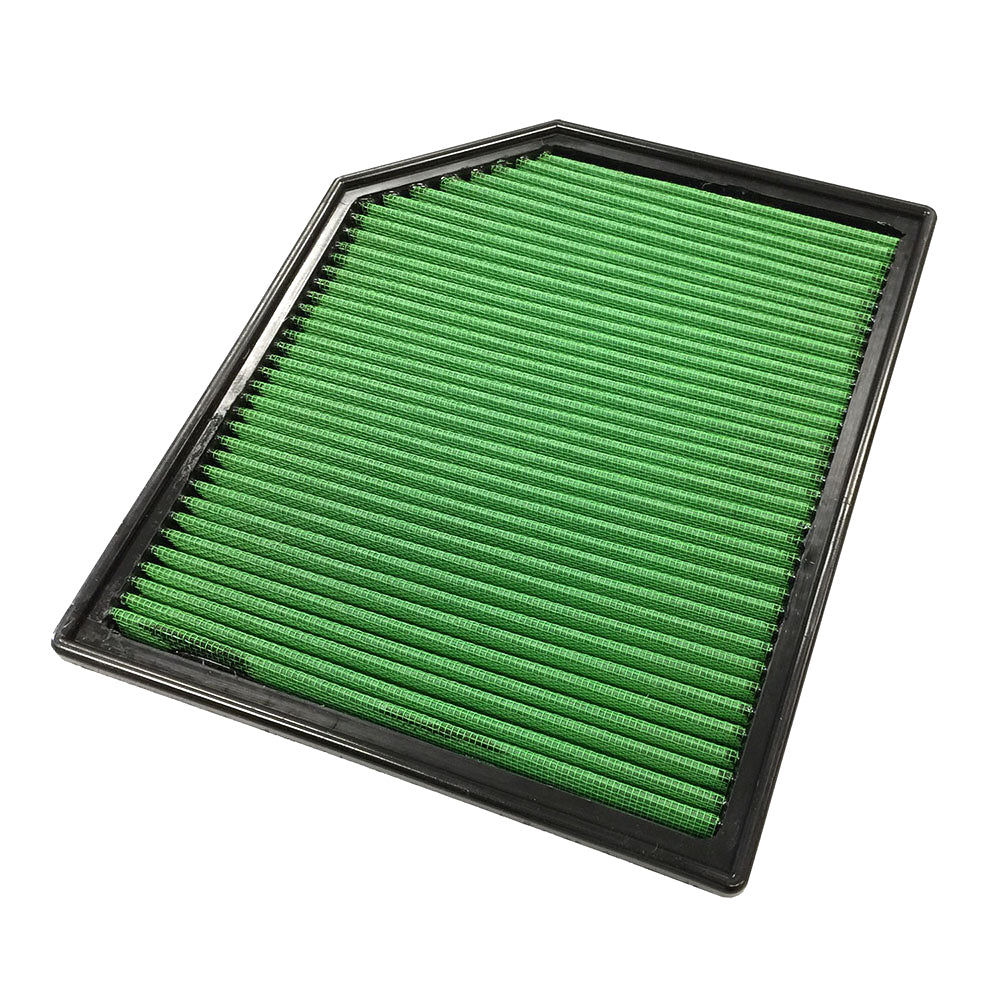 Green Filter Panel Air Filter Element - Green - Dodge Durango/Jeep Grand Cherokee Trackhawk 2018-21