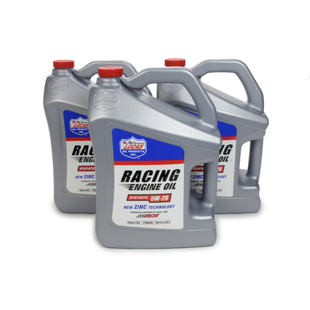 Lucas 5w20 Synthetic Racing Oil Case 3 x 5 Quart