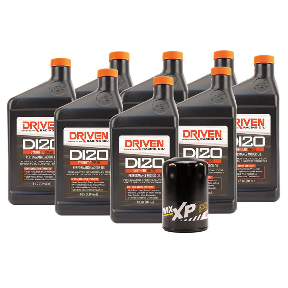 Driven DI20 Oil Change Kit for Gen V GM Direct Injection Truck Engines (2014- 2018) w/ 8 Qt Oil Capacity