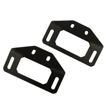 Rigid Industries Roof Rack Light Mount - Double Light Mount - Stainless - Black - Ford Compact SUV 2021 (Pair)