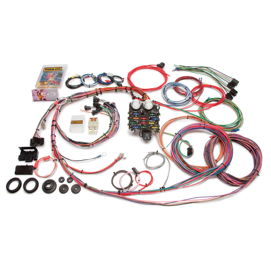 Painless Chassis Complete Car Wiring Harness Complete 19 Circuit GM Fullsize Truck 1963-66 - Kit