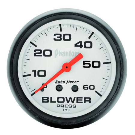 Auto Meter Phantom Mechanical Boost Gauge - 2-5/8 in.