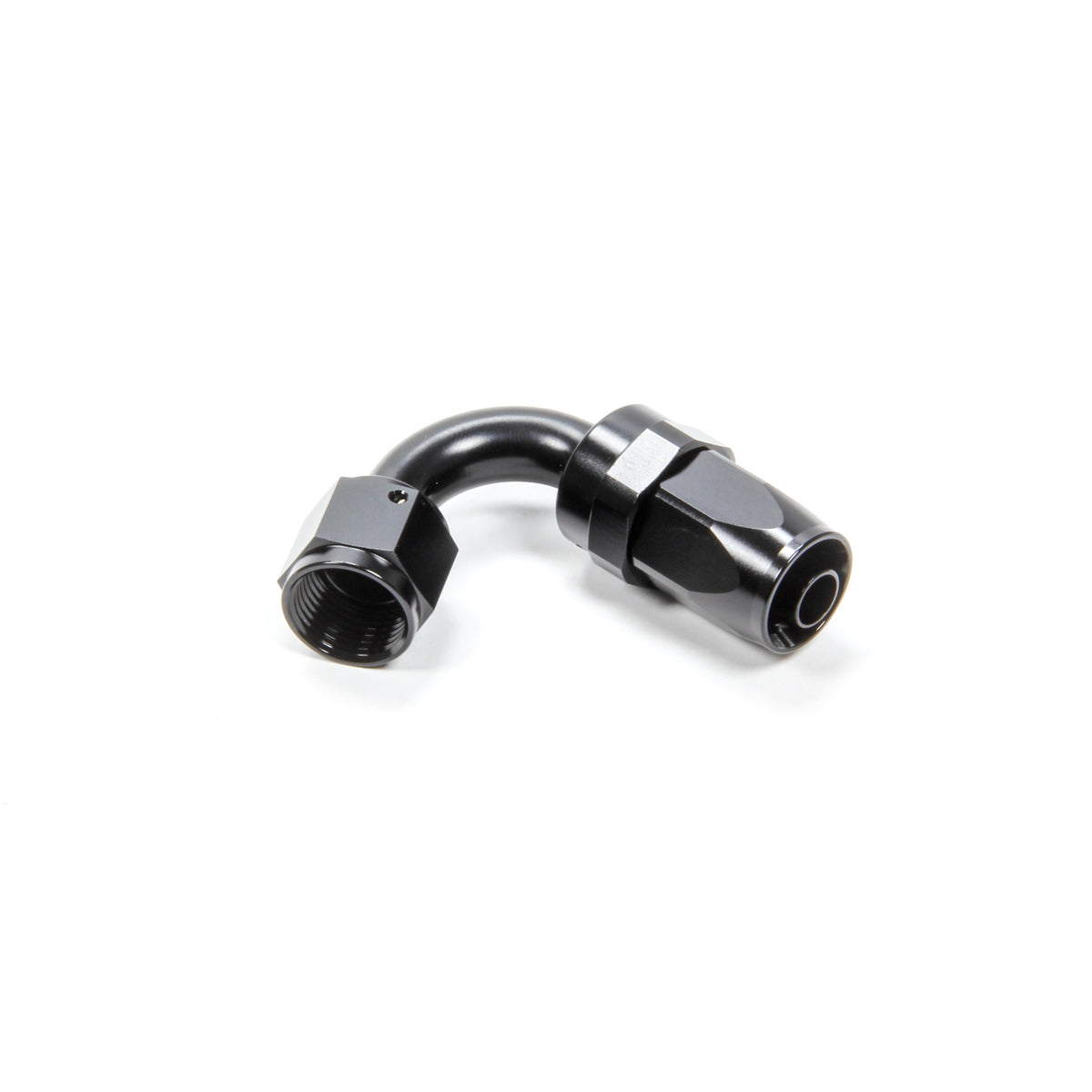 Triple X Race Co. Hose End Fitting 120 Degree 8 AN Hose to 8 AN Female Swivel - Aluminum