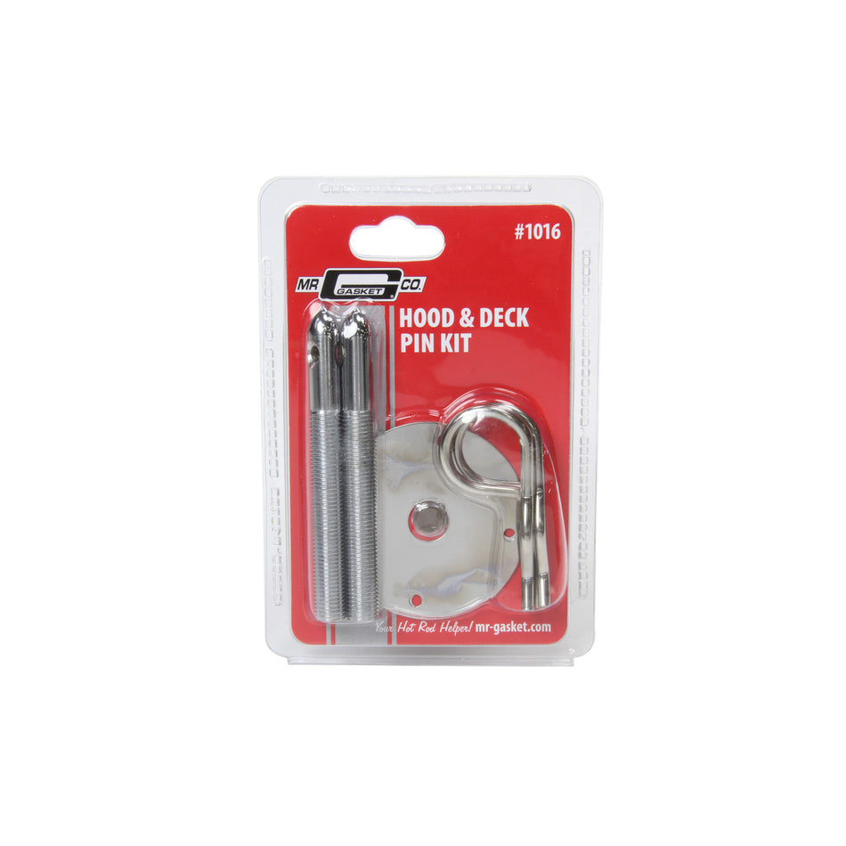 Mr. Gasket Hood Pin Kit - 7/16" - Safety Pin