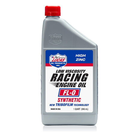 Lucas Racing Motor Oil - FL-0 - Synthetic - 1 qt Bottle