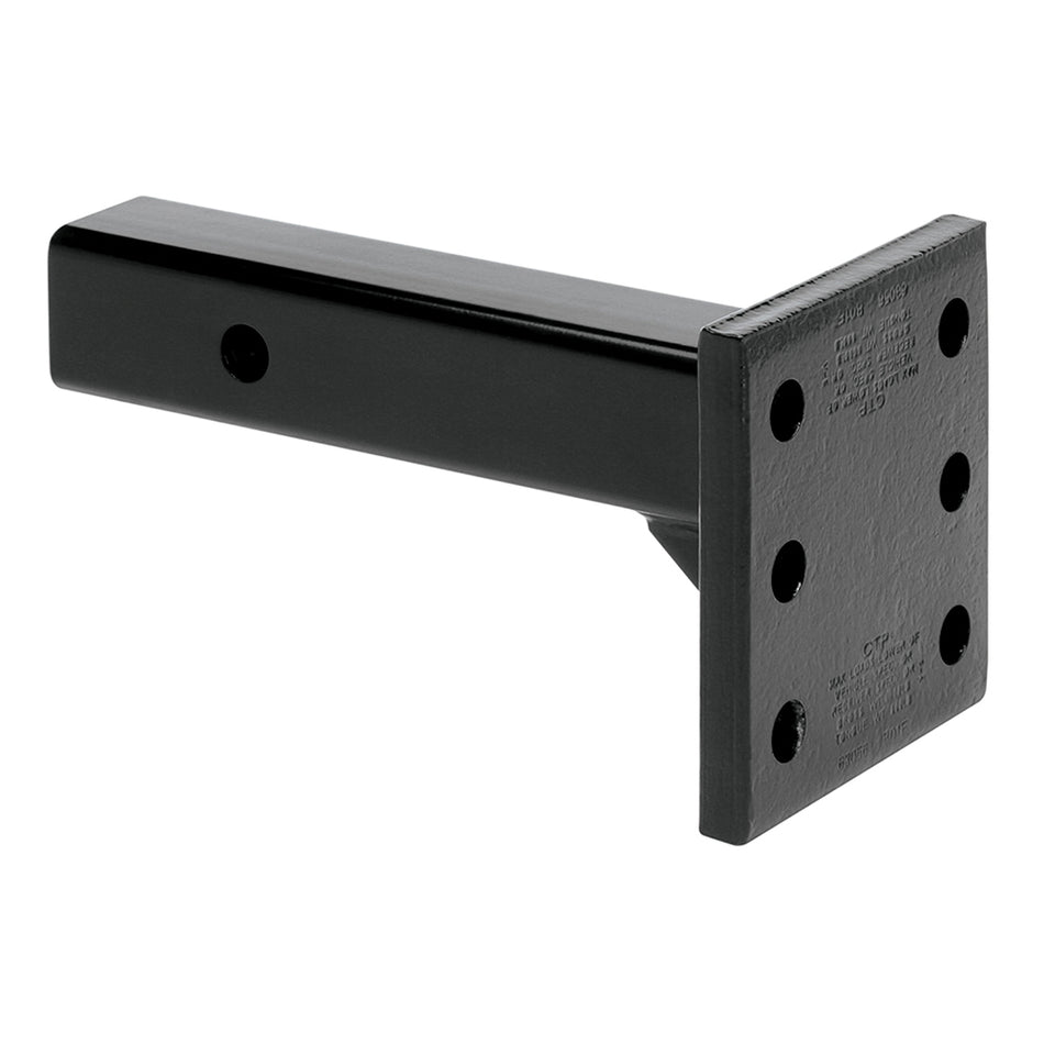 Draw-Tite Pintle Mount Hitch - 2 in Square - 7-5/8 in Length - 6000 lb Capacity - Black