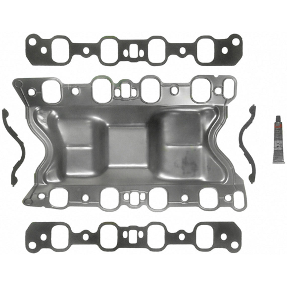Fel-Pro Valley Pan Gasket - Embossed Metal - Stock Port - Ford Cleveland - 2-Barrel