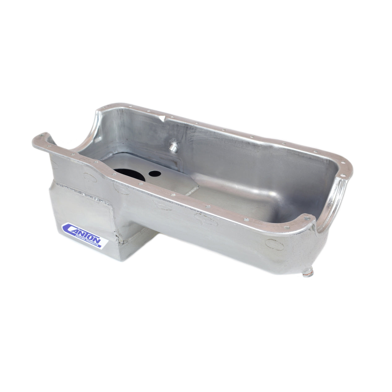 Canton Street / Strip / Road Race Rear Sump Oil Pan - 7 Quart - 9 in Deep - Cadmium - Small Block Ford 15-670