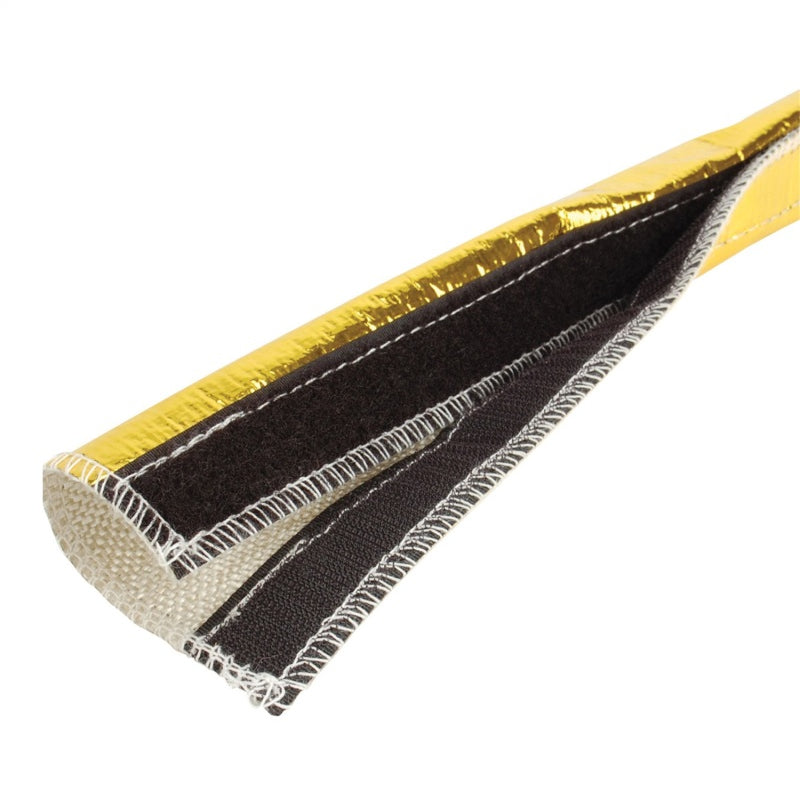 DEI Heat Shroud Gold - 1/2" to 1-1/4" Diameter x 3 ft Long - 0.031" Thick - Gold