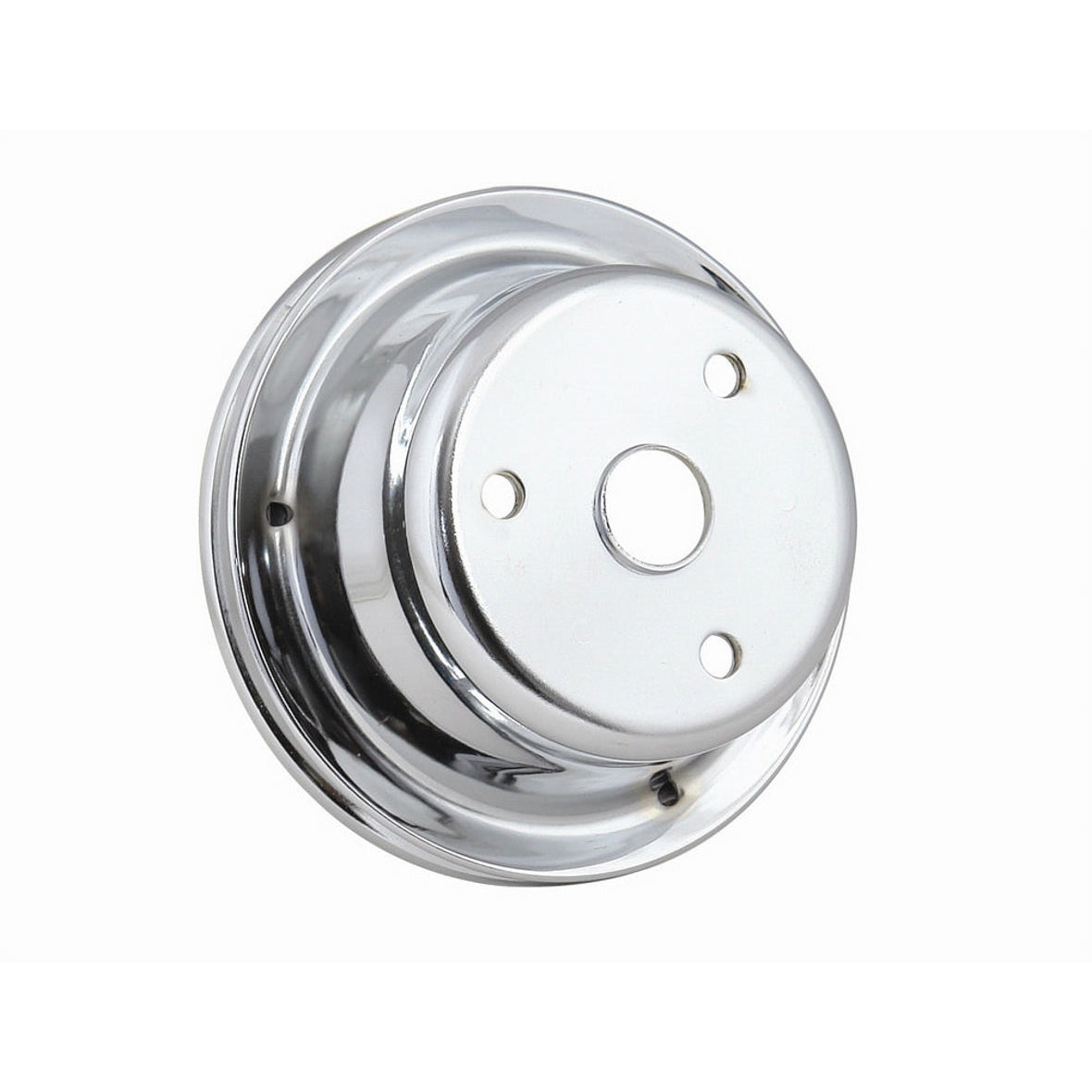 Mr. Gasket Chrome Plated Steel Crankshaft Pulley - Single Groove